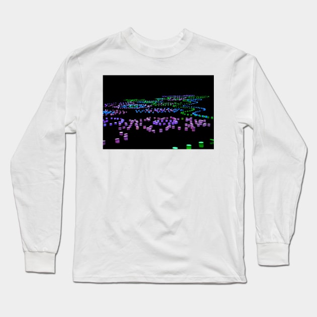 Field of Lights Study 3 Long Sleeve T-Shirt by bobmeyers